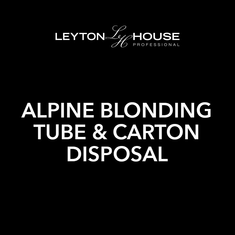 ALPINE BLONDING CREME DISPOSAL Leyton House Professional