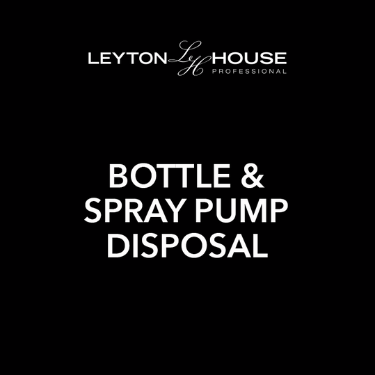 BOTTLE & SPRAY PUMP DISPOSAL